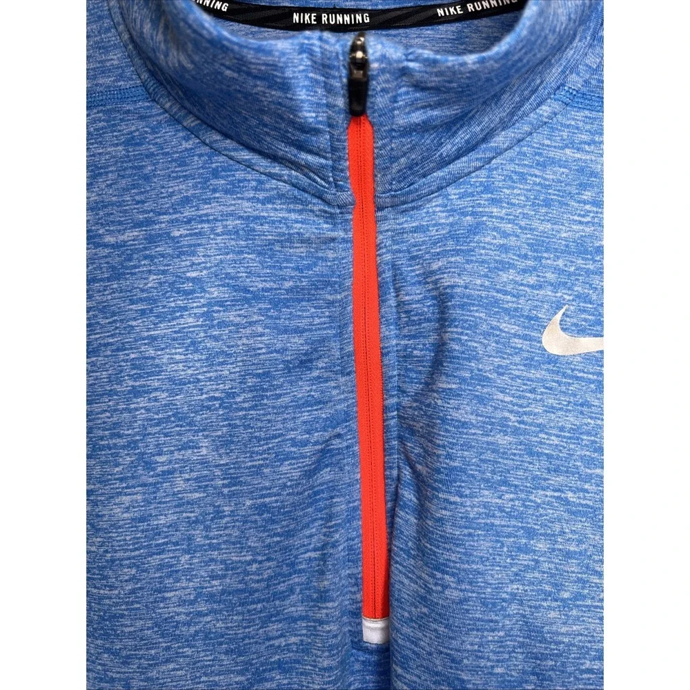 Nike Running Dri-FIT Element Men's L Blue 1/2 Zip Pullover 904946-435